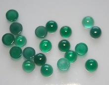 Green Onyx Round Smooth Cabochon