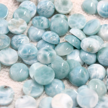 Larimar Round Smooth Cabochon, Feature : Handmade In India