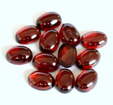 Red Garnet Oval Smooth Cabochon