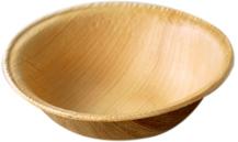 Natural Brown Round Areca Bowls