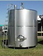 Coated Aluminum Vertical Milk Storage Tanks, Capacity : 500-1000L