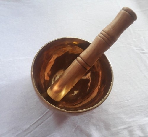 Coated Brass Handmade Small Singing Bowl, Feature : Durable, Fine Finished, Heat Resistance, Long Life