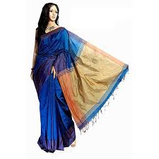 Cotton Handloom Plain Saree, For Anti-Wrinkle, Easy Wash, Occasion : Casual Wear, Party Wear