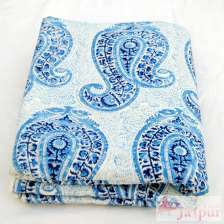 Cotton Paisley Print Fabric 10 Yards, Width : 44' INCHES