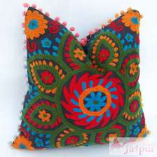 Embroidered Suzani Cushion Cover Square Sofa Pillows