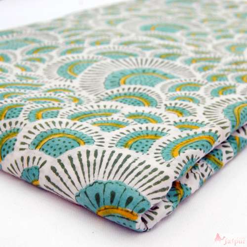 Hand block print fabric