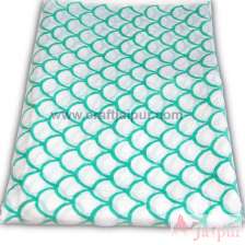 Hand Block Printed Floral Voile Natural Cotton Indian Fabrics-Craft Jaipur