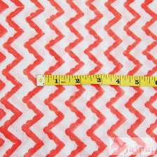 Zig Zag Block Printed Cotton Running Voile Clothing Fabric-Craft Jaipur