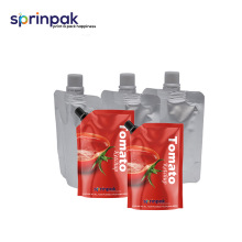 Laminated Material Sauce Flexible Packaging, For Package, Color : Custom