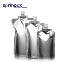 Stand Up Aluminium Foil Spout Pouch, Color : Custom