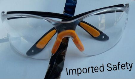 Imported Safety Goggles, Lenses Material : Polycarbonate, PVC, Plastic