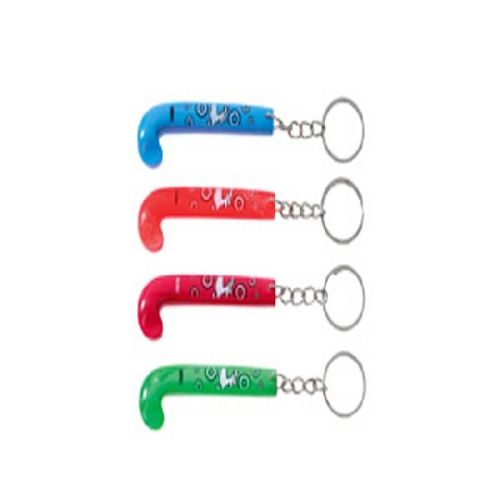Plastic Mini Hockey Stick Keyrings, For Promotion Gift