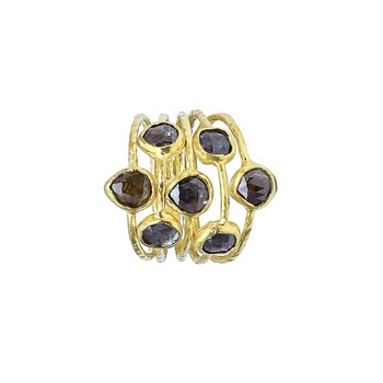 ANIRUDH GEMS GOLD FANCY DIAMOND RING, Gender : Women's