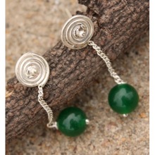 Green Onyx Earring