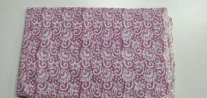 2.5 Meter Flower Ball Print Hand Block Printed Cloth Cotton Fabric