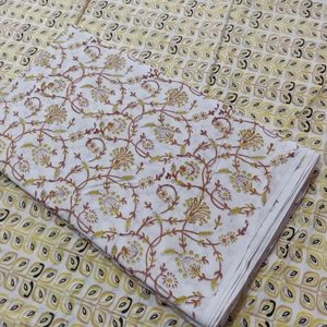 5 Yards Pink Color New Salwar Suit Fabric Set