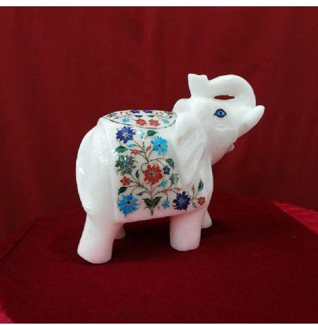 Marble Inlay Elephant