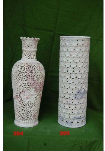 Marble Inlay Flower Vase