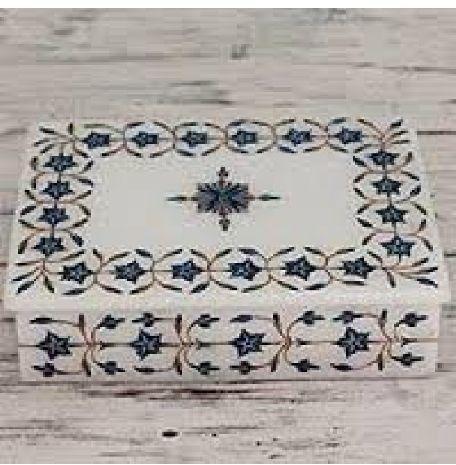 Taj Marble Inlay Jewelery Box