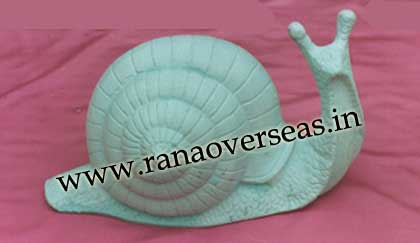 Aluminium Metal Decorative Snail, For Home Decoration, Color : Painted