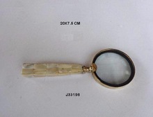 Mosaic Handle Magnifying Glass, Size : 10, 7.5cm