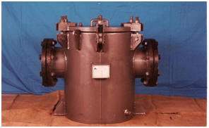 Metal Inline Simplex Strainer, Shape : Round