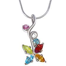 Gemstone Silver Pendant, Occasion : Party