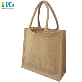 Durable Fold-able Hessian Shopping Bag, Size : Can Be Customize