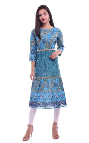 Plain Cotton Ladies Trendy Kurti, Occasion : Casual Wear, Formal Wear, Party Wear