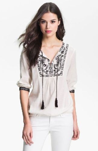 Cotton Printed Ladies Top, For Casual Wear, Party Wear, Feature : Anti-Wrinkle, Easily Washable, Embroidered