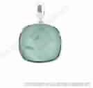 Aqua Chalcedony Pendant Handmade Fine Silver Jewelry