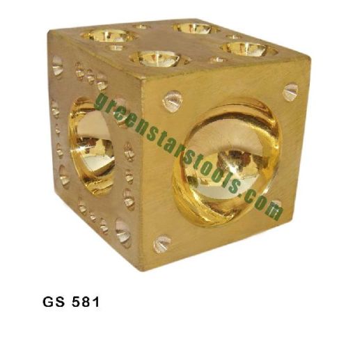 Doming Block Brass