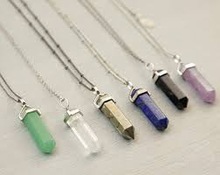 7 Chakra Double Point Pendant Set