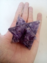 Amethyst Merkaba Star Gemstone