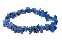 Gemstone Lapis Lazule Chip Bracelet