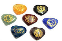 Puffy Hearts Chakra Gemstone
