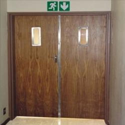 Agni Fire Fated Wooden Door, Position : Commercial