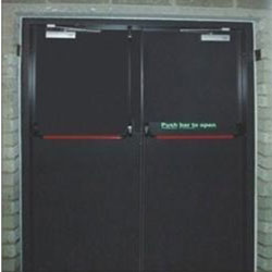 Customize Polished Metal Fire Rated Steel Door, For Hotel, Mall, Office