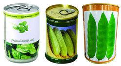 Seeds Tin Container, Shape : Cylindrical