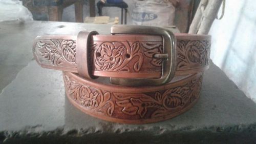 Hand Carved Belt, Width : 38 Mm