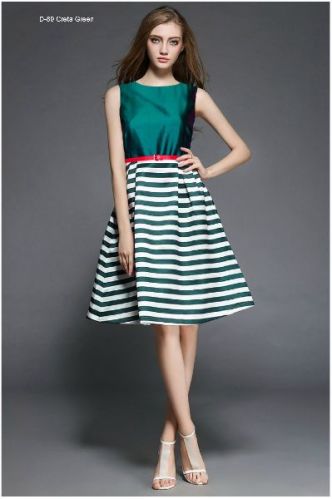 Exclusive Designer Green Western Dress