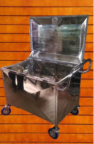 Stainless Steel 304 Drug Trolley, For Hospital