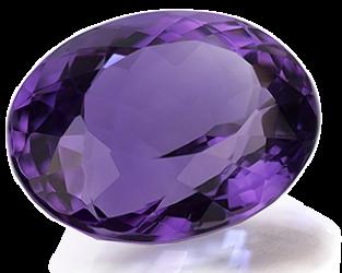 Amethyst Gemstone, Shape : Oval