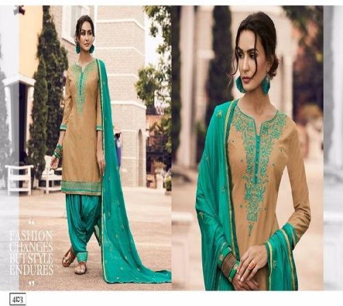 Krivi Designer Cotton Punjabi Suit, Age Group : Adult