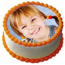 Butterscotch Photo Cake