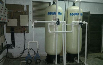 Industrial water treatment plant