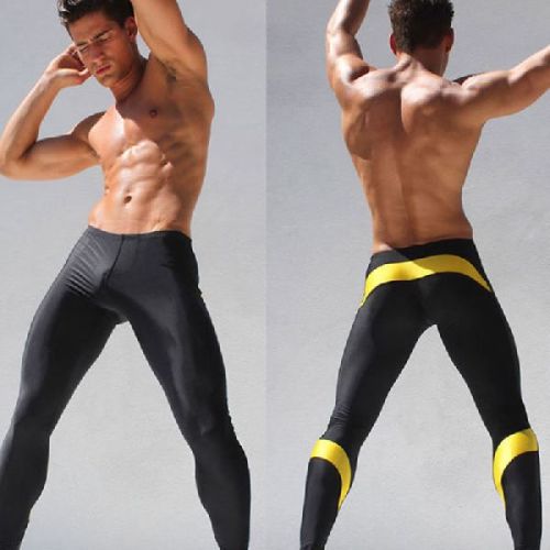 Mens Compression Running Gym Body Under Long Pants Base Layers Sports Trousers