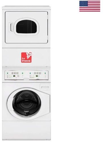 LeProtek Stack Washer, Dryer Gas (Capacity- Washer:22, Dryer: 10.2 Kg)