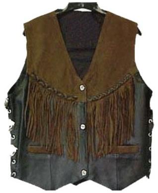 Leather Vest PL-1704, Gender : Male