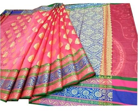 Banarasi Sarees, Saree Length : 6.3 M (with Blouse Piece)